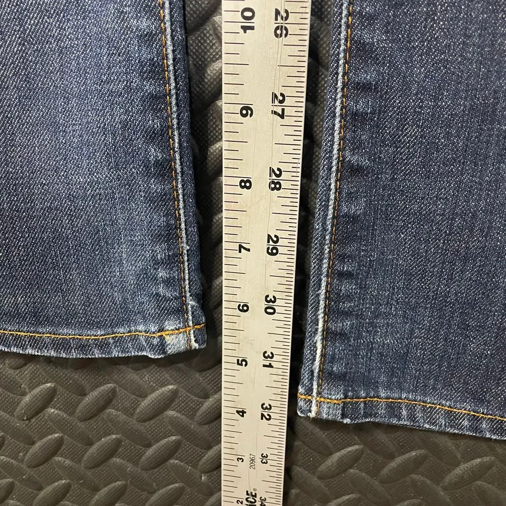 J. Crew Dark Blue Boot Cut Casual Wear‎ Comfort Denim Jeans Men's Size 34R